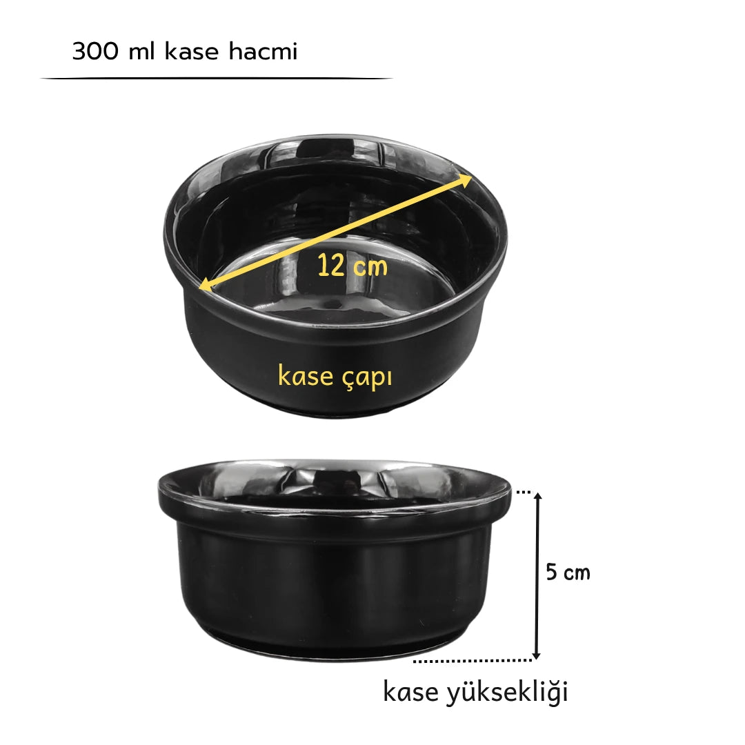 Yüksekliği Ayarlanabilir Seramik Kaseli | Antrasit Ahşap Standlı Mama ve Su Kabı | Siyah Kaseli | MAK.YA.2.ANT.SK
